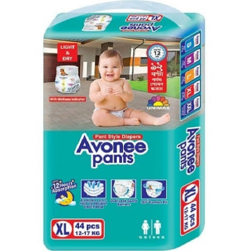 Avonee Jumbo Pack XL Pant Diaper 12-17Kg 44Pcs